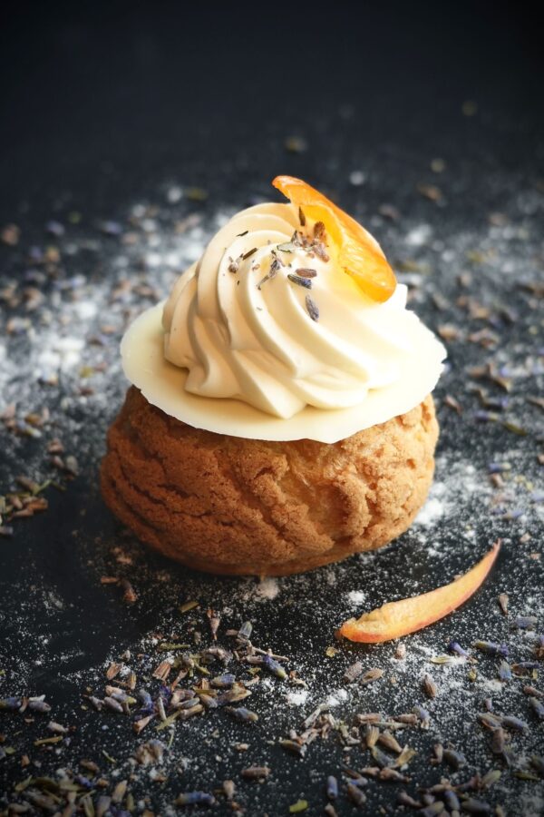 Choux abricot lavande